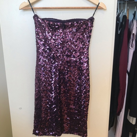 Forever 21 sequin strapless mini dress - Picture 5 of 6